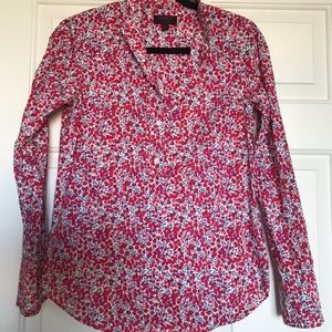 J. Crew Patterned Blouse